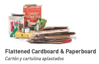 Flattened Cardboard & Paperboard