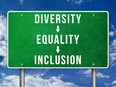 Diversity and inclusion sign