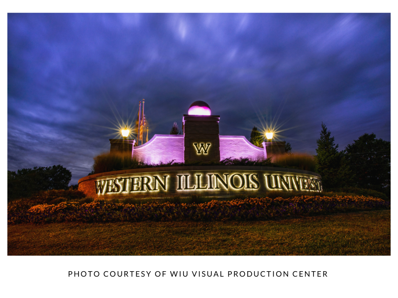 Western Illinois Universtiy sign