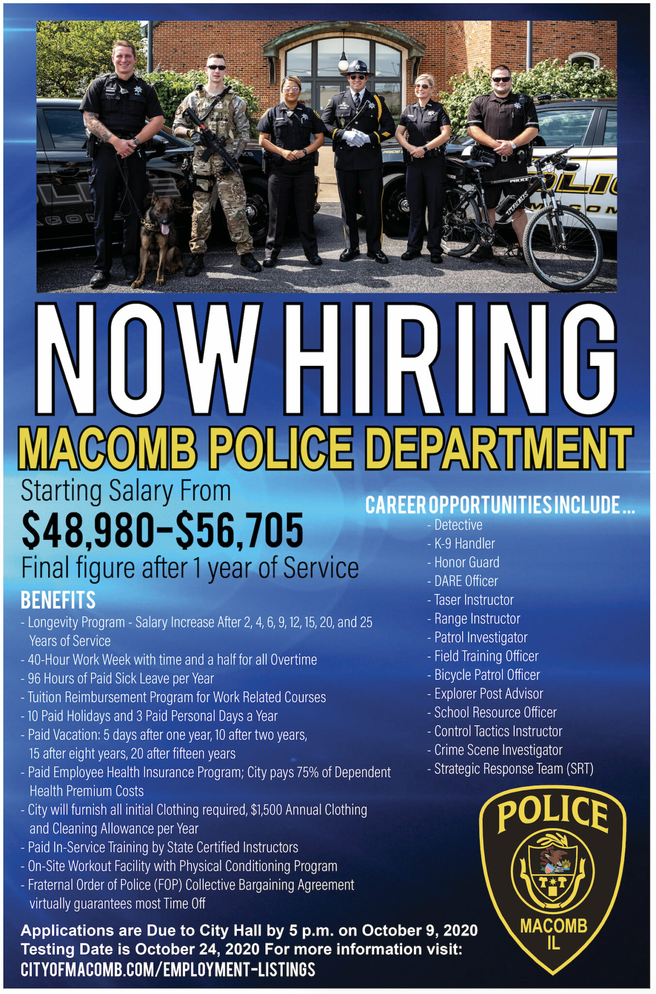 City of Macomb Police Department | City of Macomb