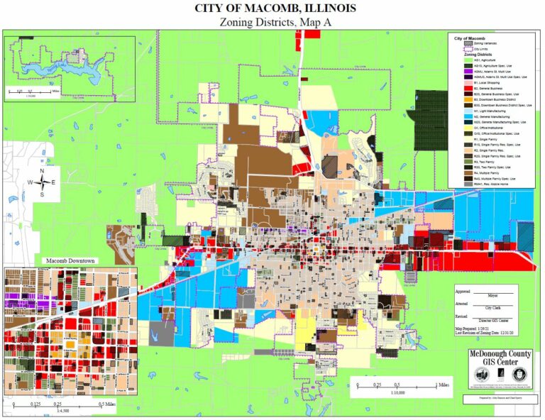 City Map & Wards City of