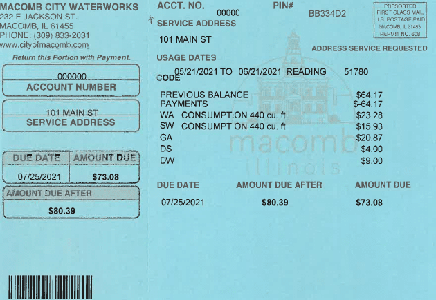 Utility billing 1