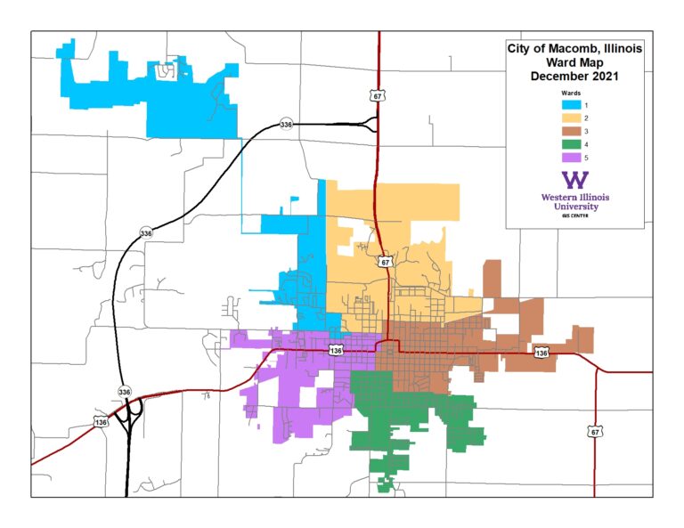 City Map & Wards | City of Macomb